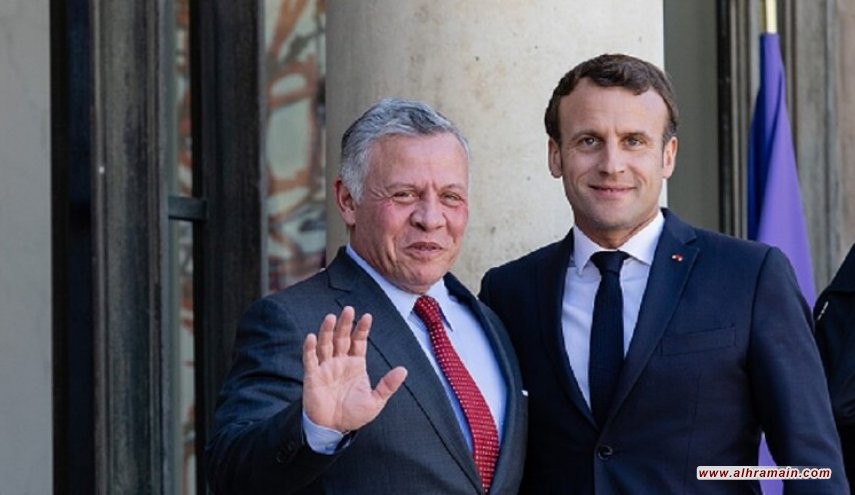 ماكرون وعبد الله الثاني يدعوان لمؤتمر إقليمي عاجل يضم إيران والسعودية