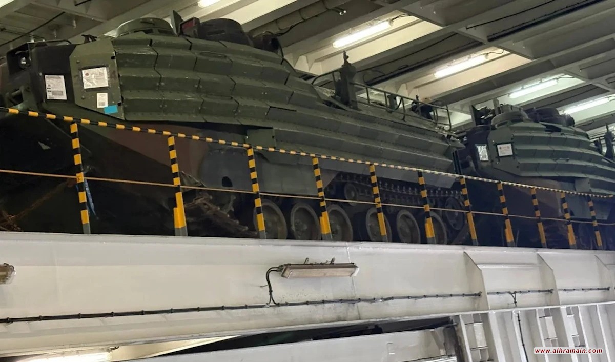 اعتراض سفينة سعودية تنقل أسلحة لجيش الاحتلال  