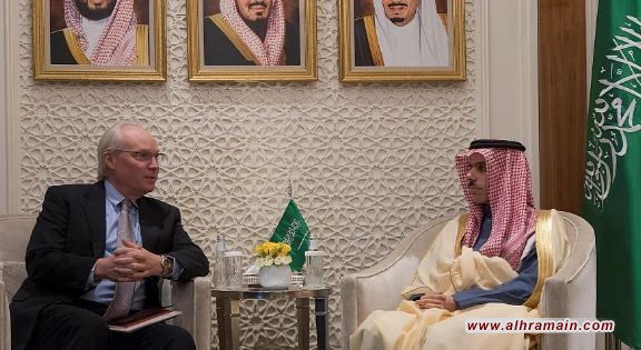 &ldquo;واس&rdquo;: فيصل بن فرحان ومسؤول أميركي يبحثان الأوضاع الإقليمية والدولية