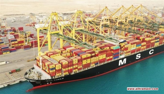 ارتفاع عدد الحاويات المناولة بموانئ السعودية 2.5%
