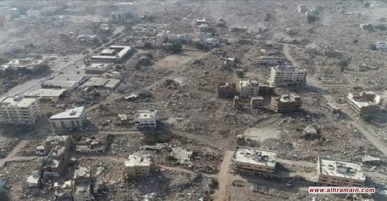 السلطات السعودية تهدم لمبانٍ وتجرف أحياء بذريعة تشييد جسر في جدة